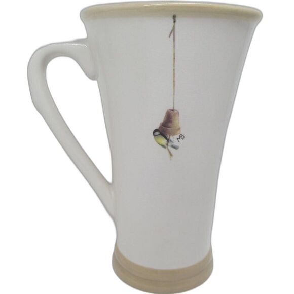 Marjolein Bastin Tall Latte Mug Natures Sketchbook Bird House Feeder Mug - Picture 4 of 8